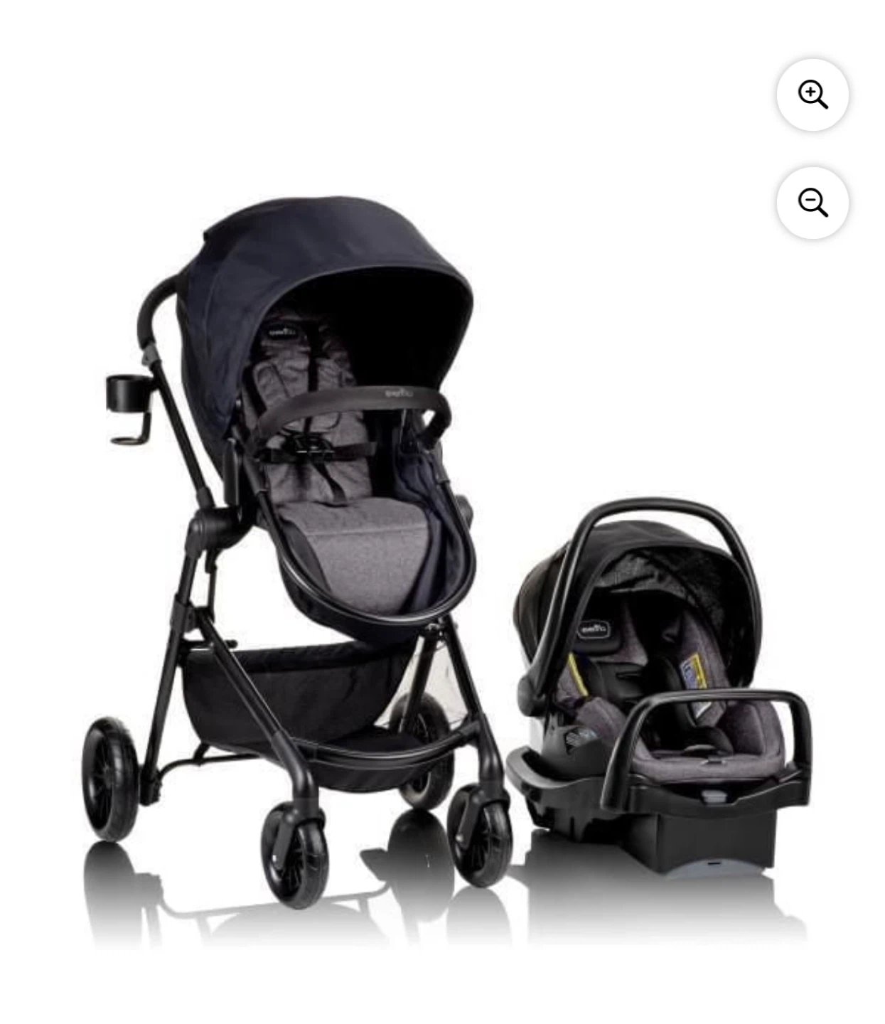Evenflo Travel w/ Car Seat & base