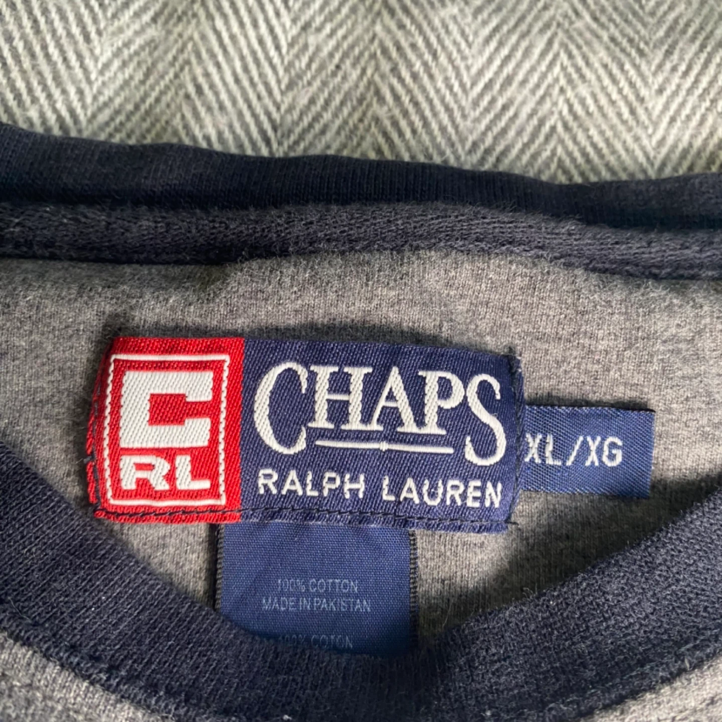 Vintage Chaps Ralph Lauren Long Sleeve T-Shirt XL - photo 3