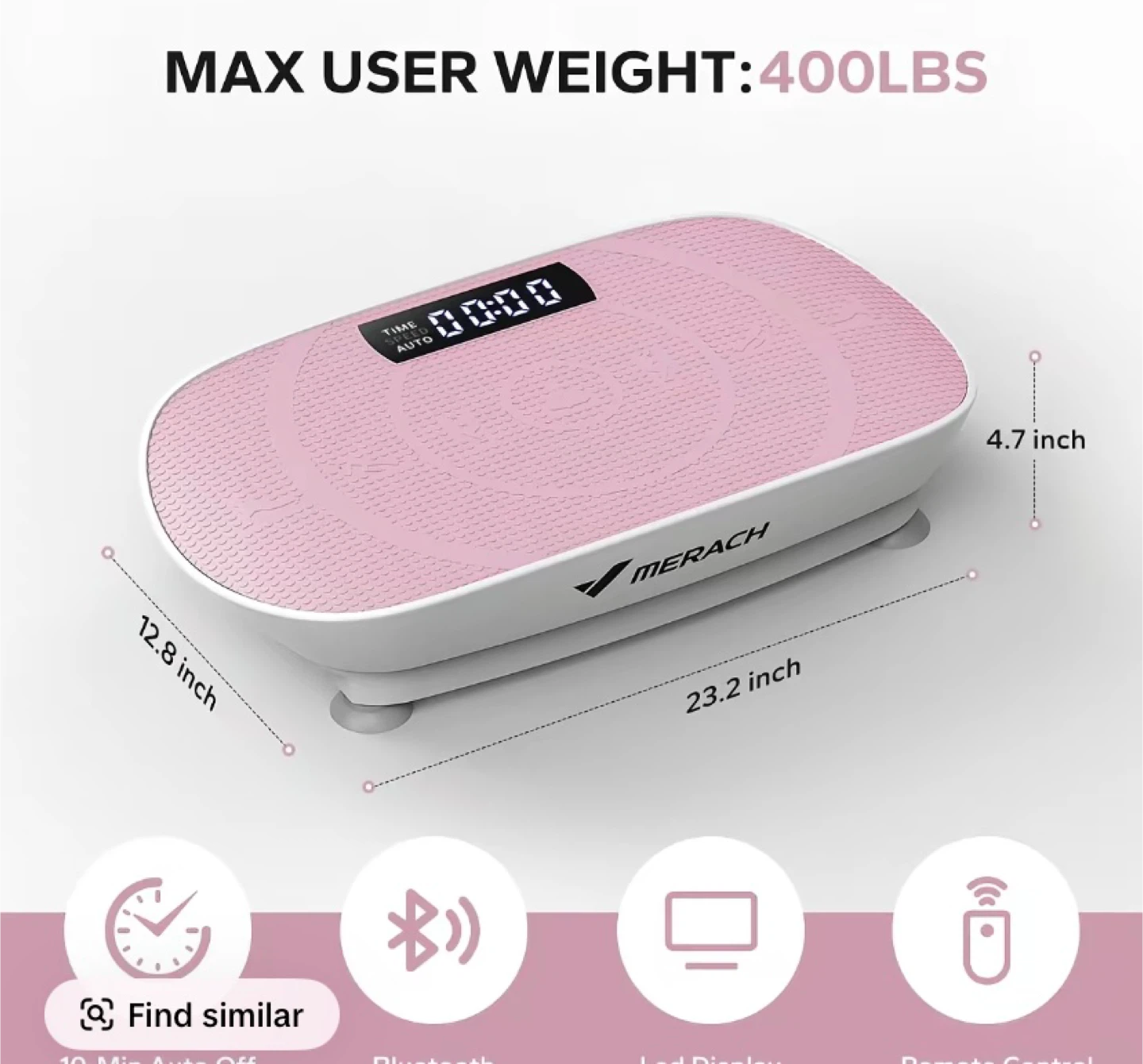 Merach Vibrating Machine - Pink