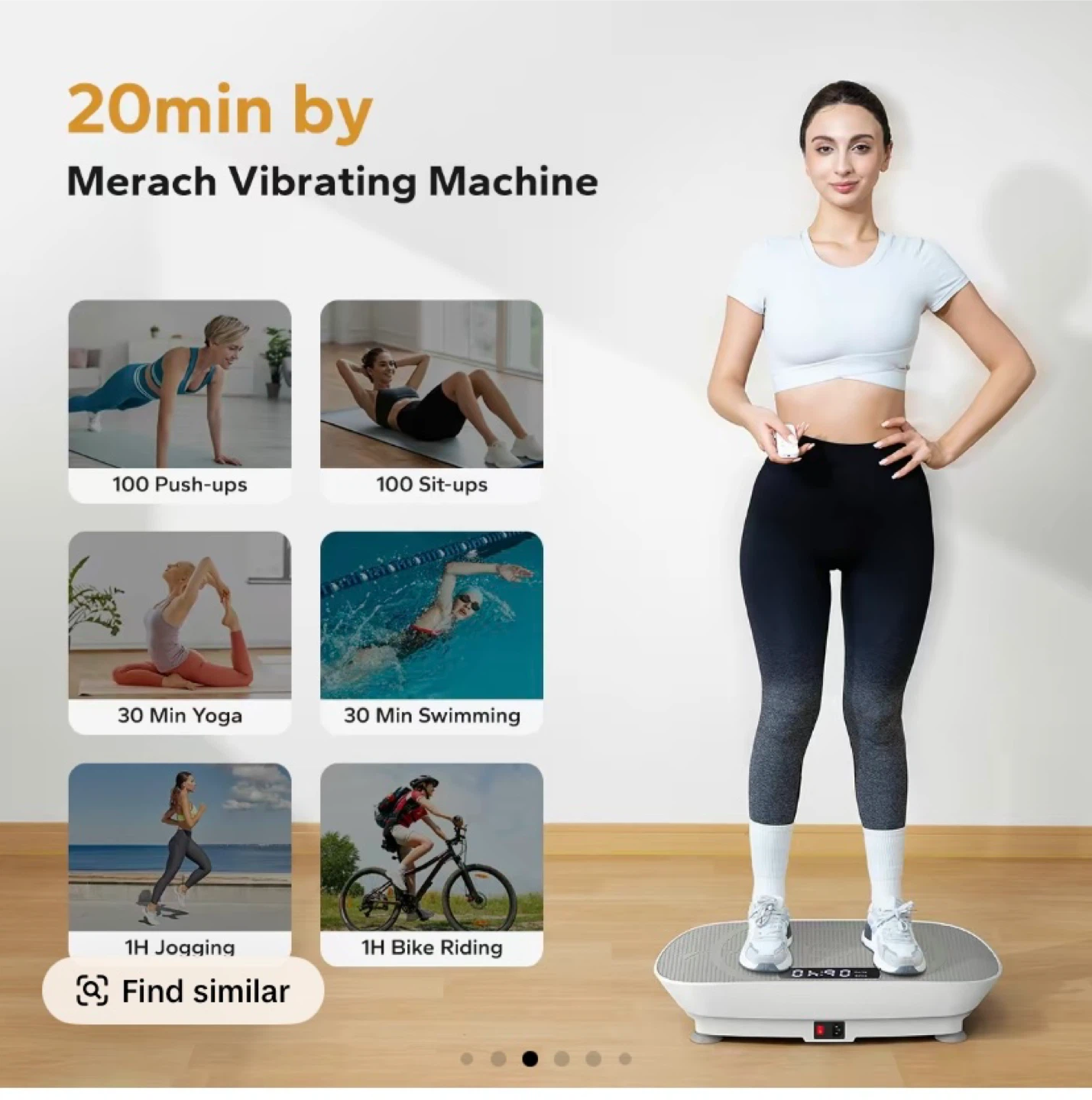 Merach Vibrating Machine - Pink - photo 2