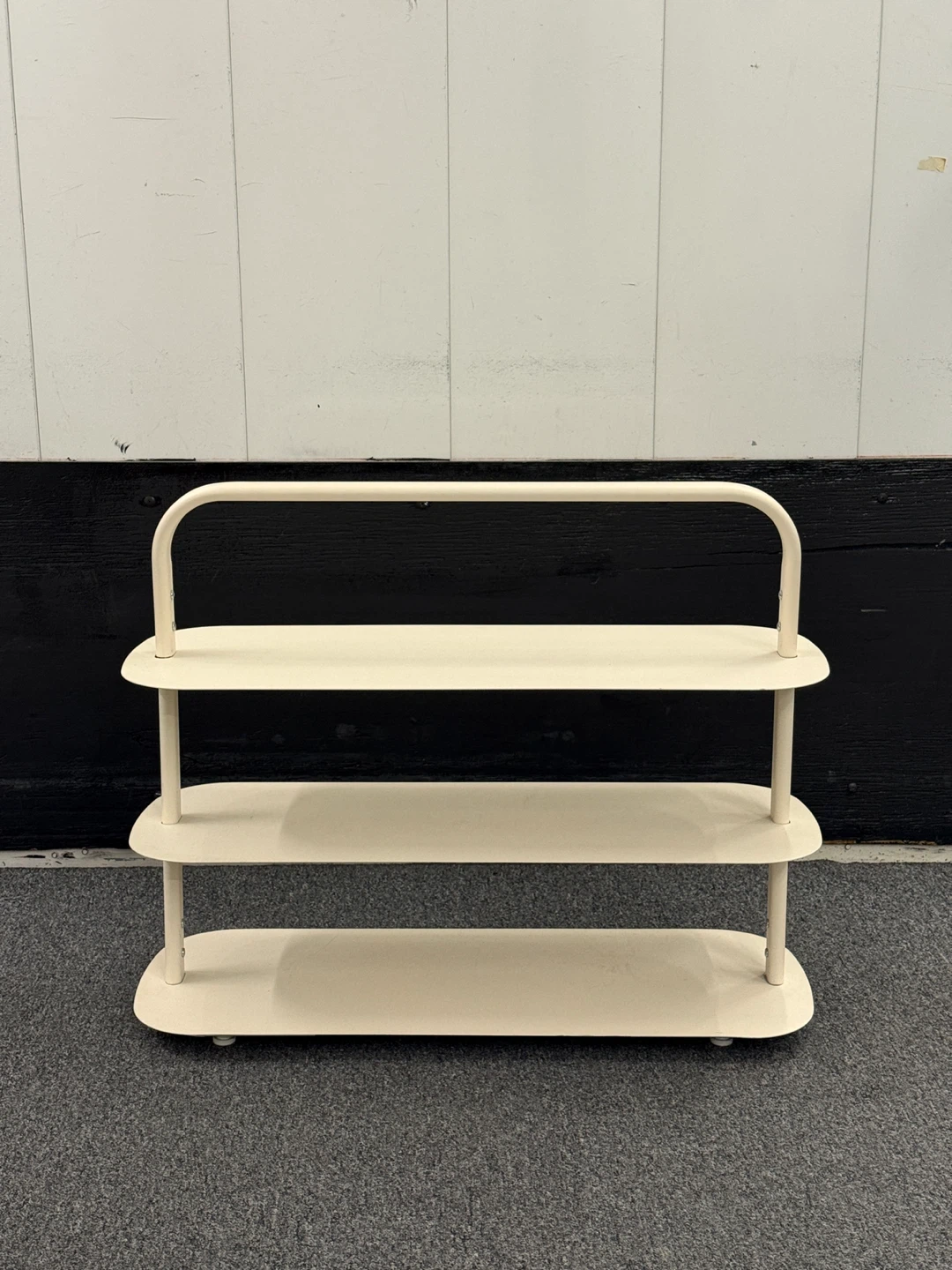 3-Tier Metal Shelf Unit – Open Spaces Entryway Storage Rack