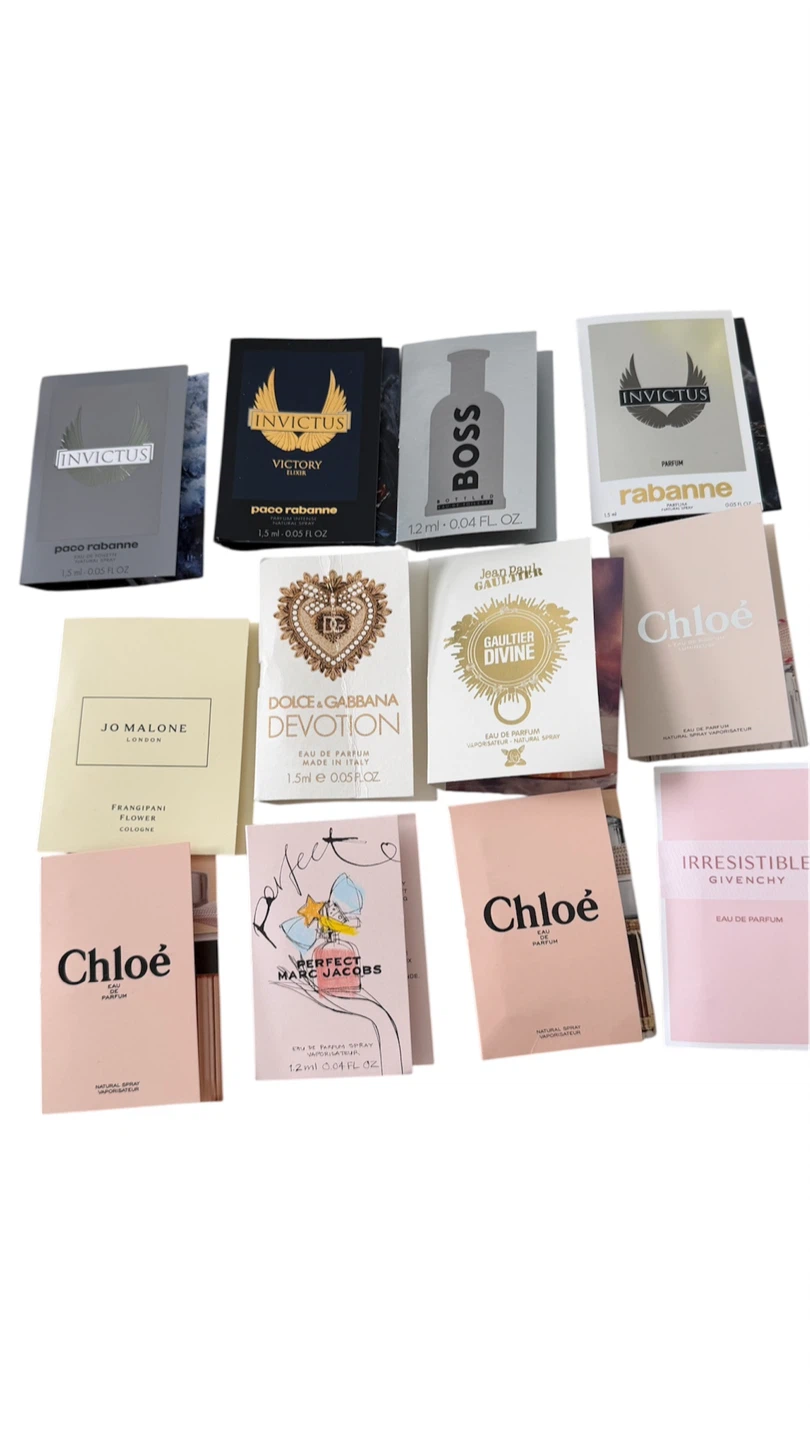 Assorted Perfume Sample Vials