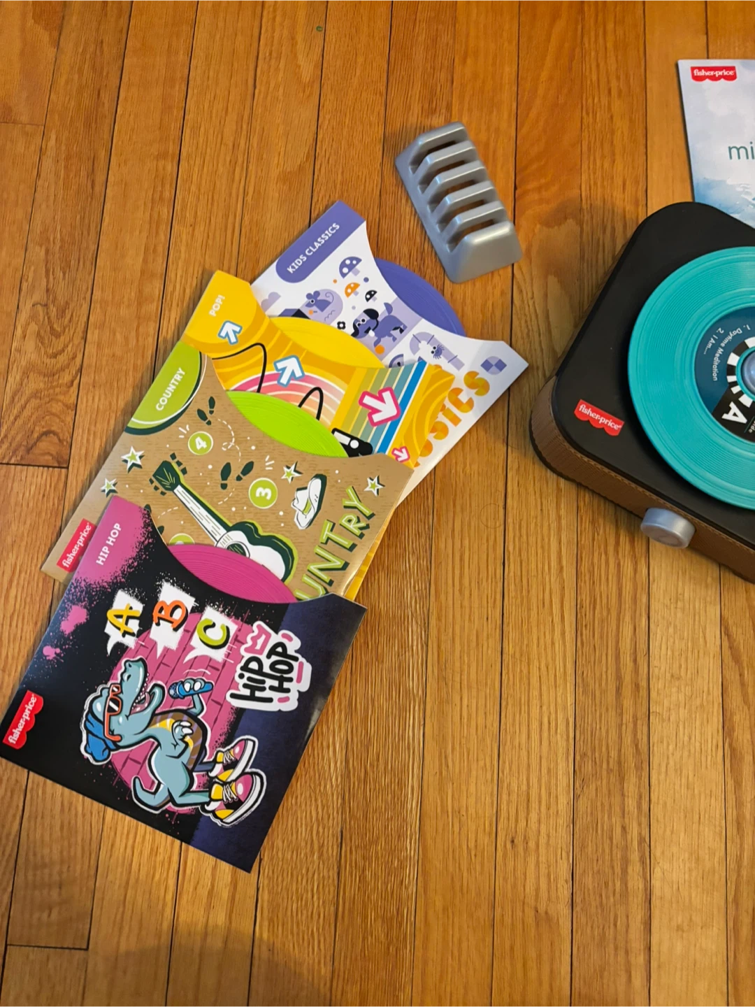 Fisher-Price Record Player with Music Records - photo 3