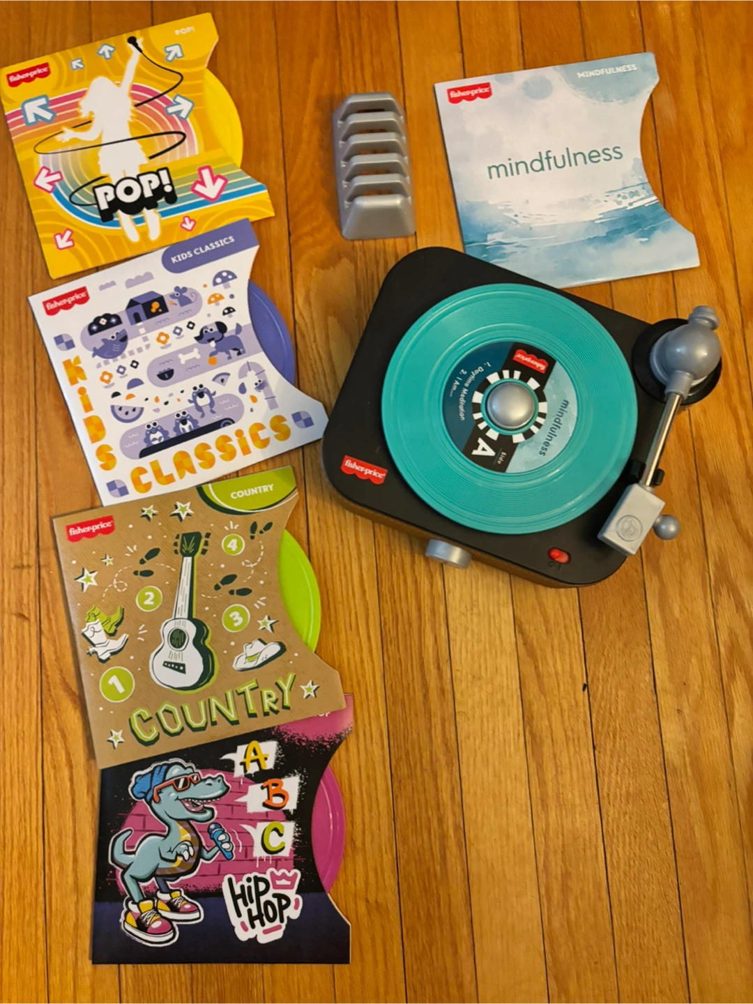 Fisher-Price Record Player with Music Records - photo 2