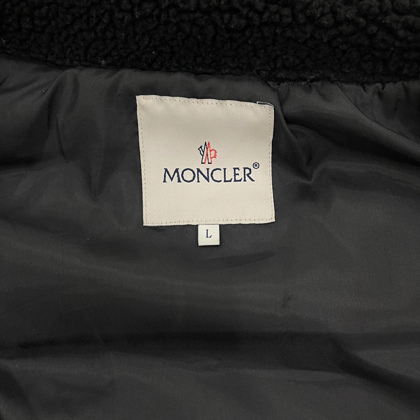 Moncler Black Down Vest Size L - photo 4