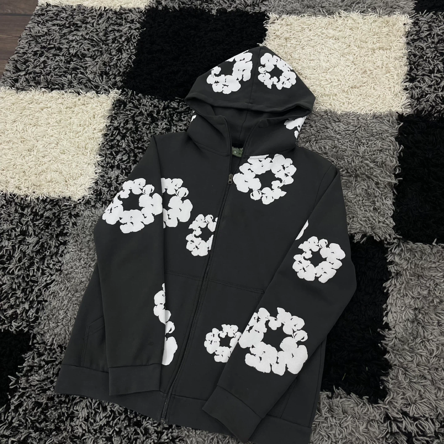 Denim Tears Full Zip Hoodie - photo 3