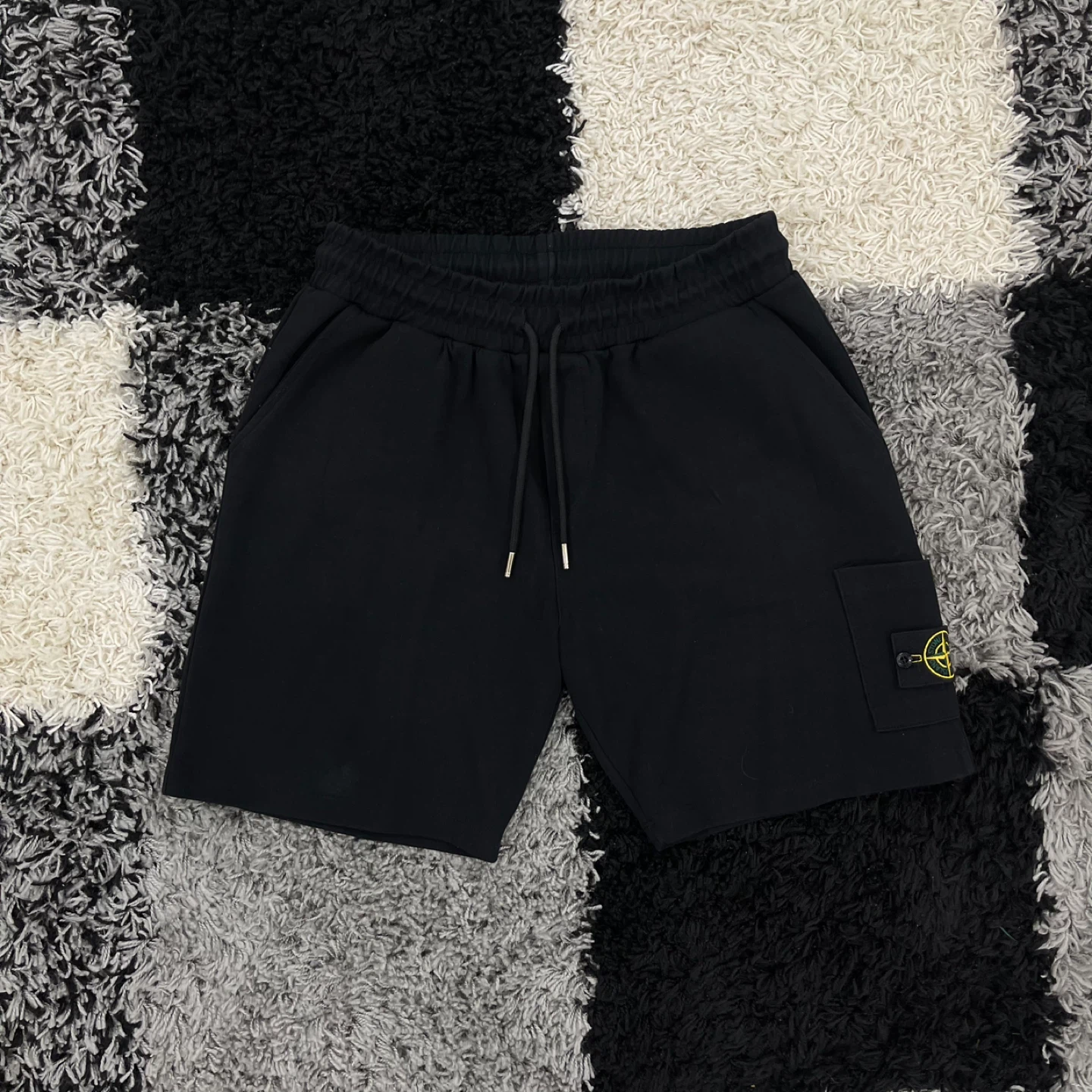 Stone Island Black Cotton T-Shirt - photo 5