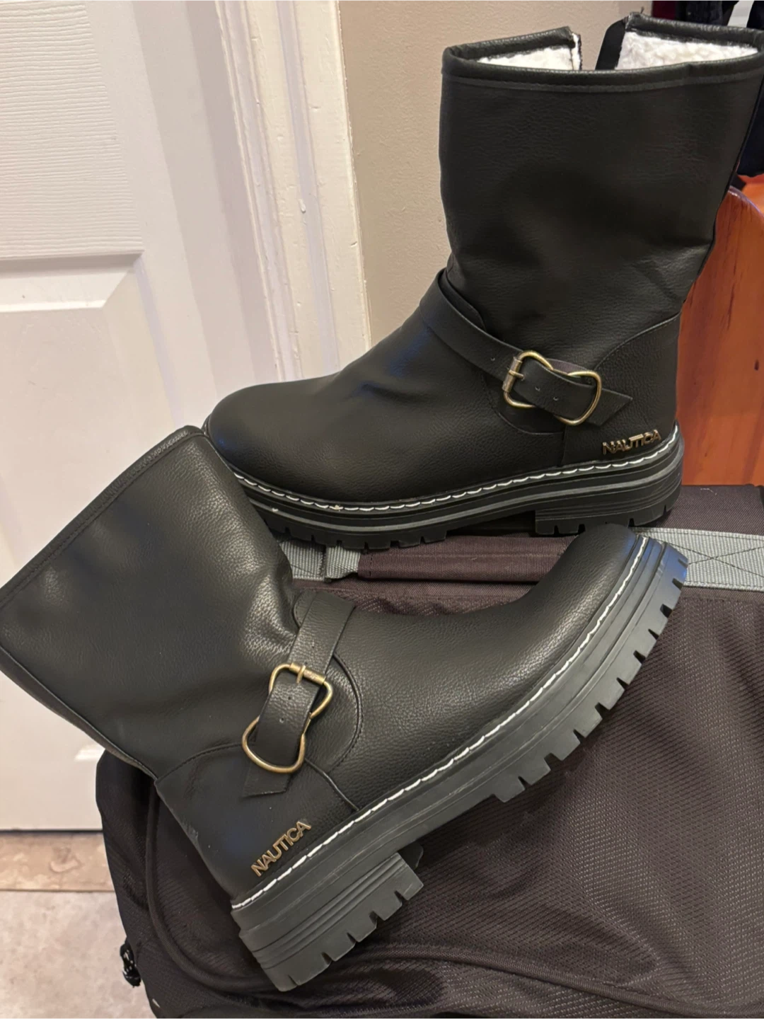 Nautica Black  Winter Boots