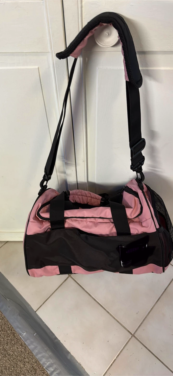 Pink and Black Duffle Bag - photo 2