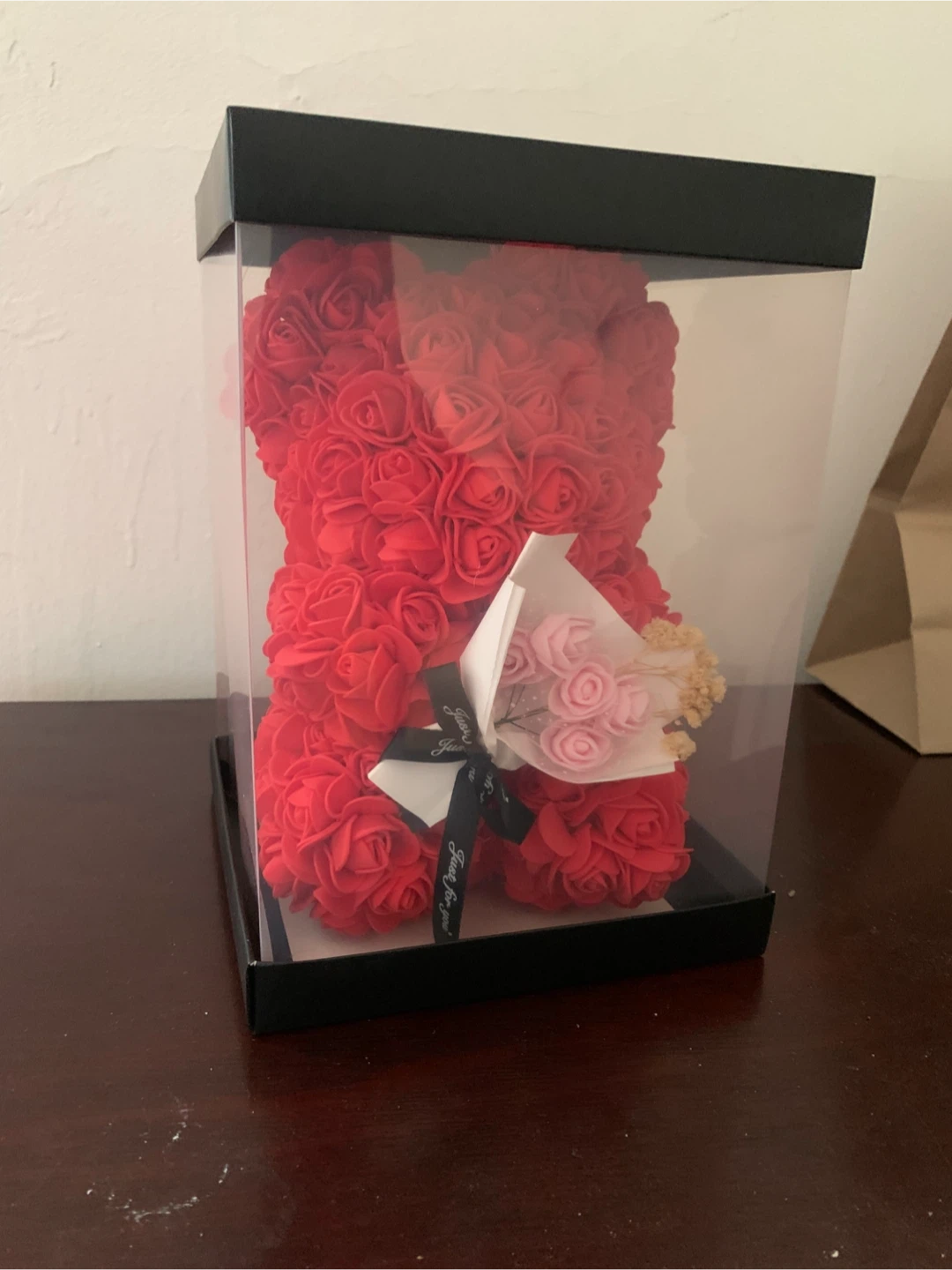 Red Rose Bear with Bouquet - photo 2