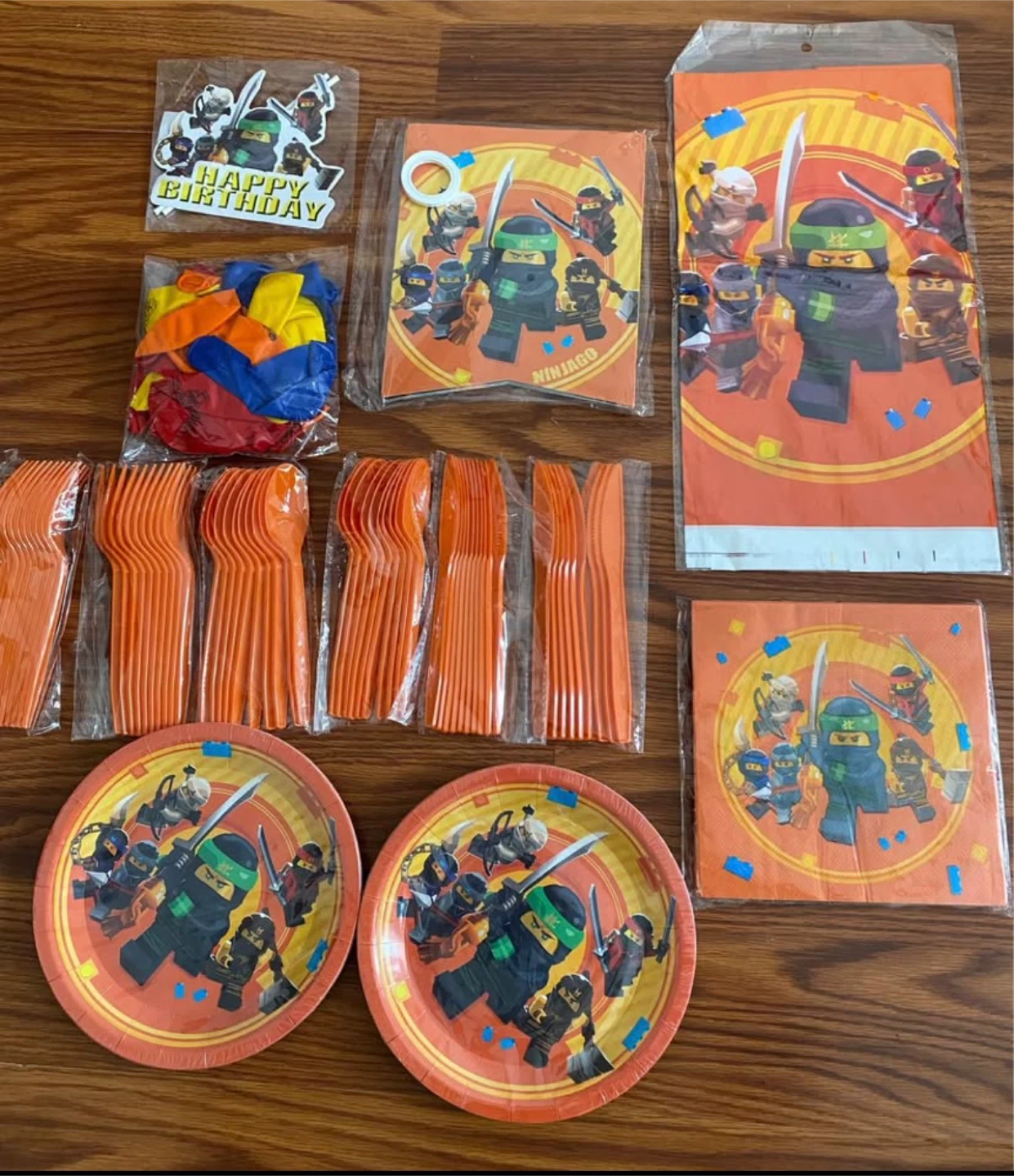 Ninja Birthday Party Supplies Decorations🏆 - photo 3