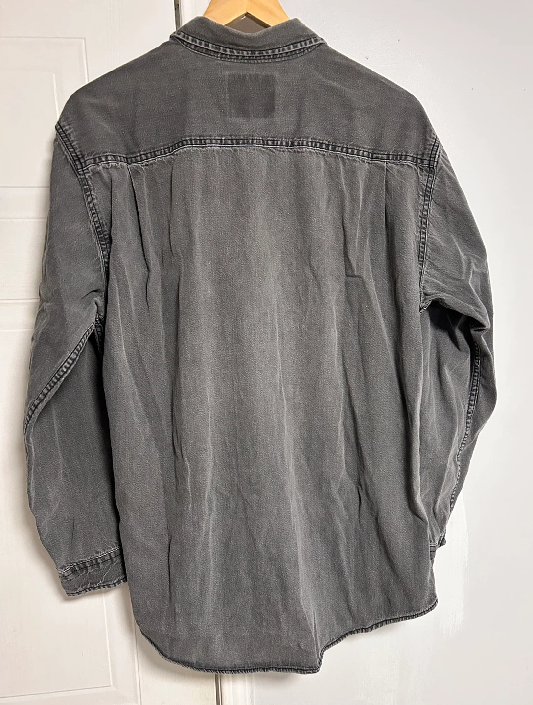 Levi's Grey Button-Up Shirt Size Large - photo 4