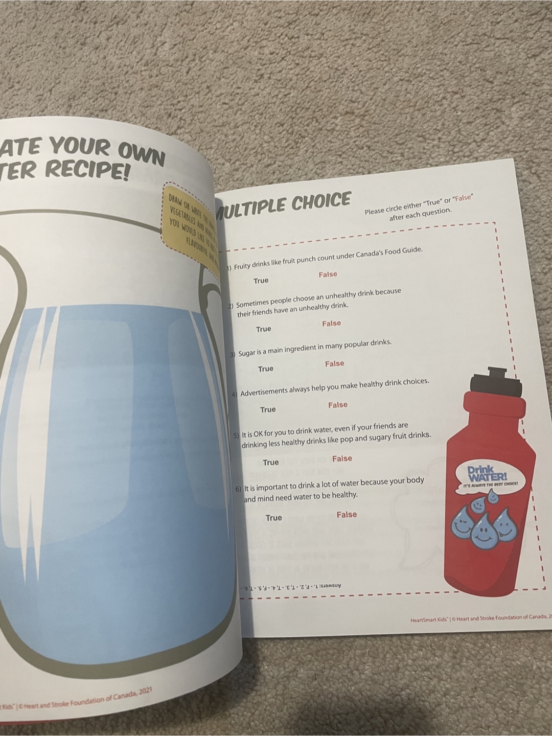 Heartsmart Kids Grades 2-3 Health & Nutrition Book - photo 2