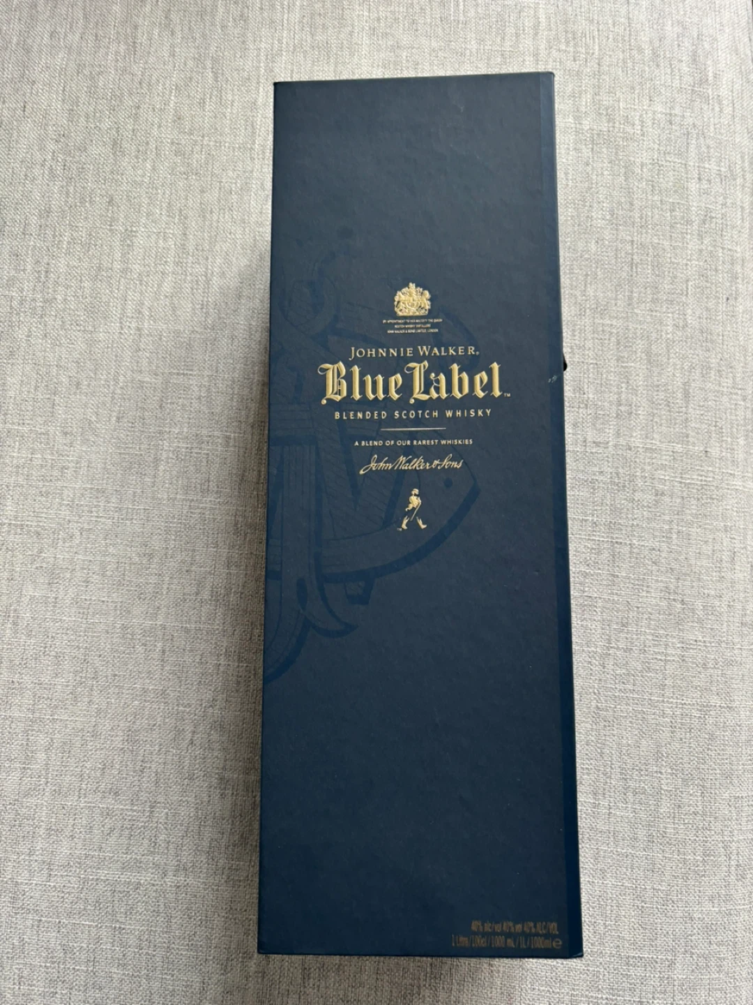 EMPTY Johnnie Walker Blue bottle and box - photo 4