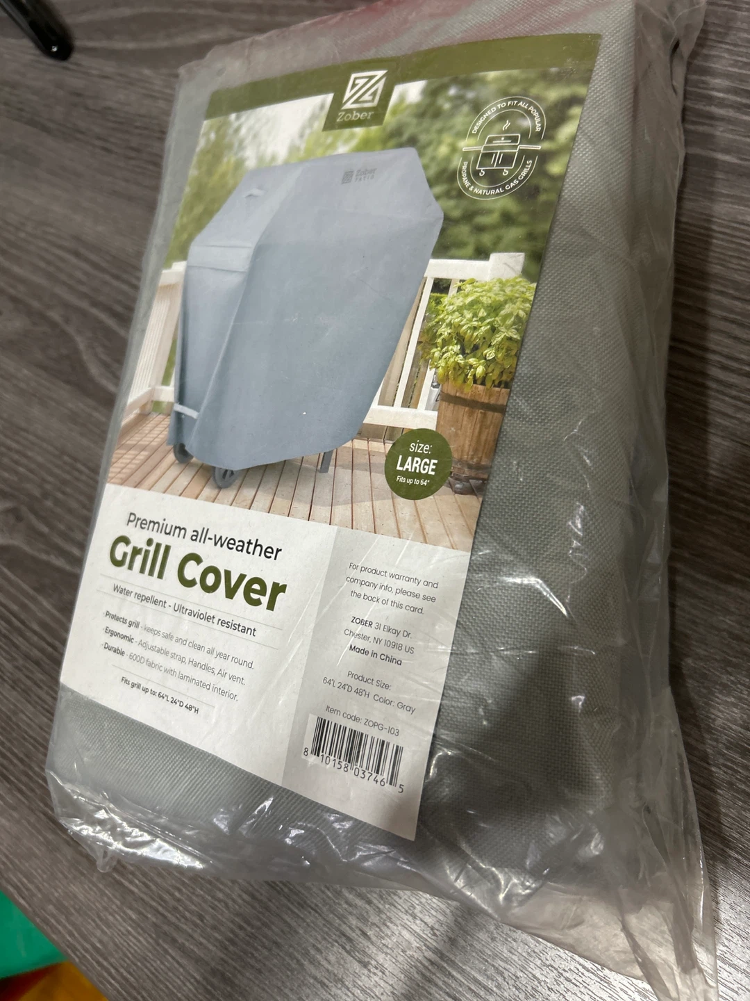New -Zober Premium All-Weather Grill Cover - Large - photo 4