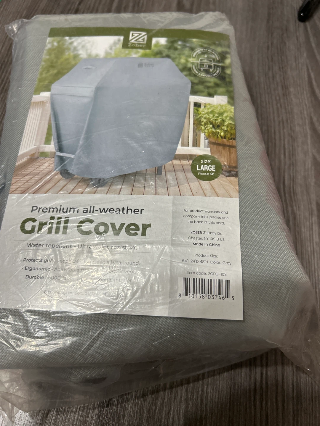 New -Zober Premium All-Weather Grill Cover - Large - photo 3