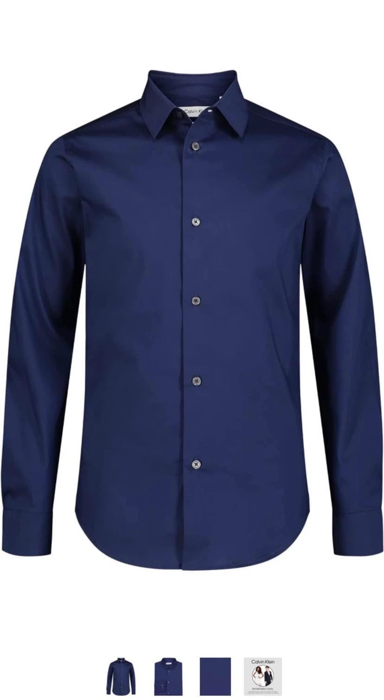 Calvin Klein Boys' Long Sleeve Dress Shirt🏆 - photo 2