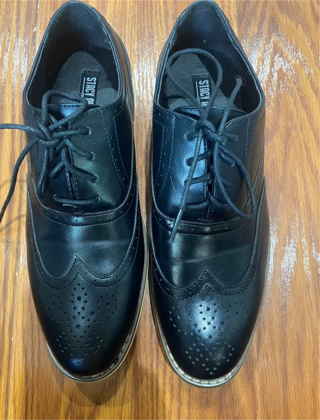 Stacy Adams Black Wingtip Oxford Dress Shoes🏆 - photo 3