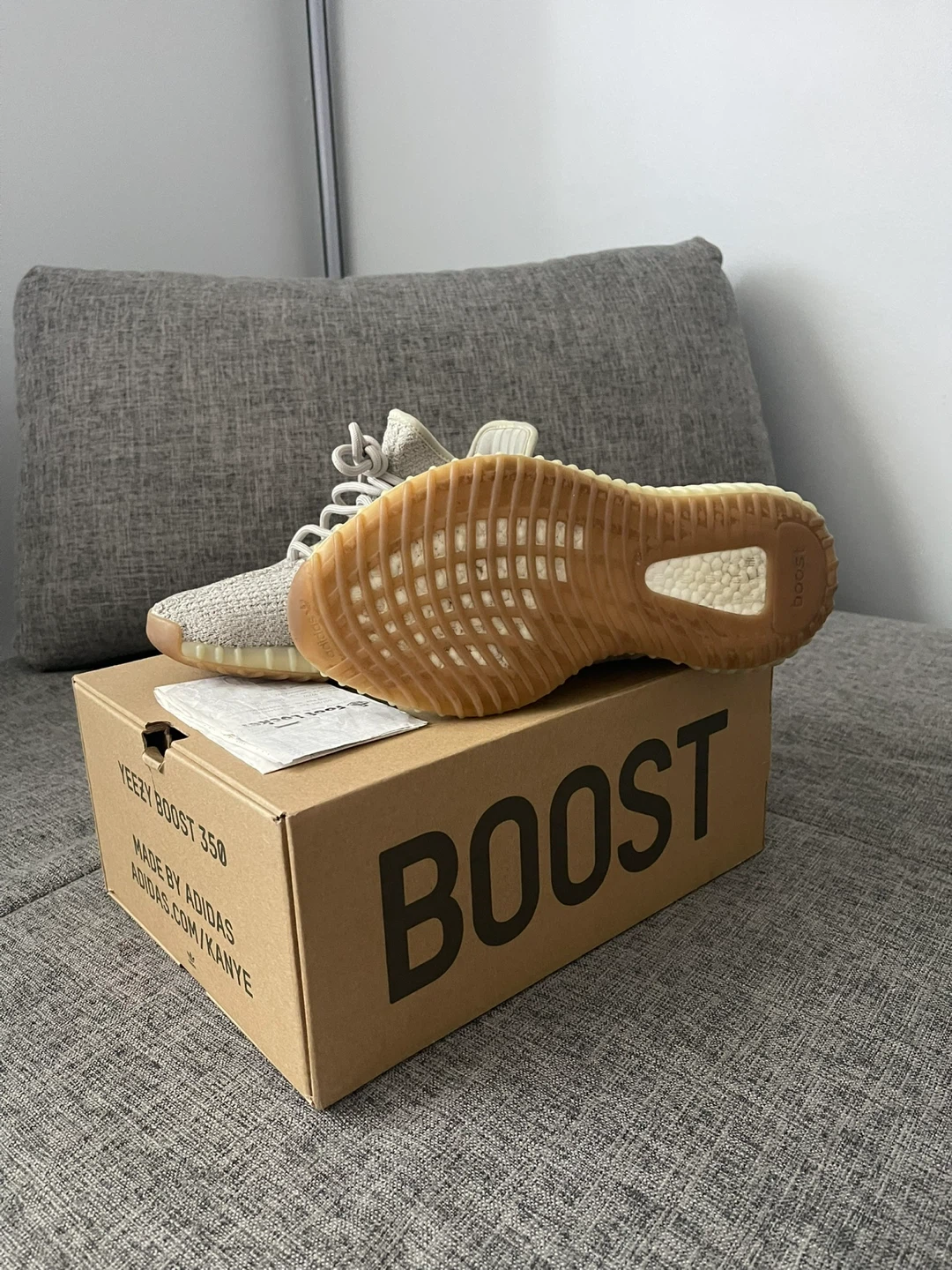 Adidas Yeezy Boost 350 V2 "Sesame" Sneakers - photo 4