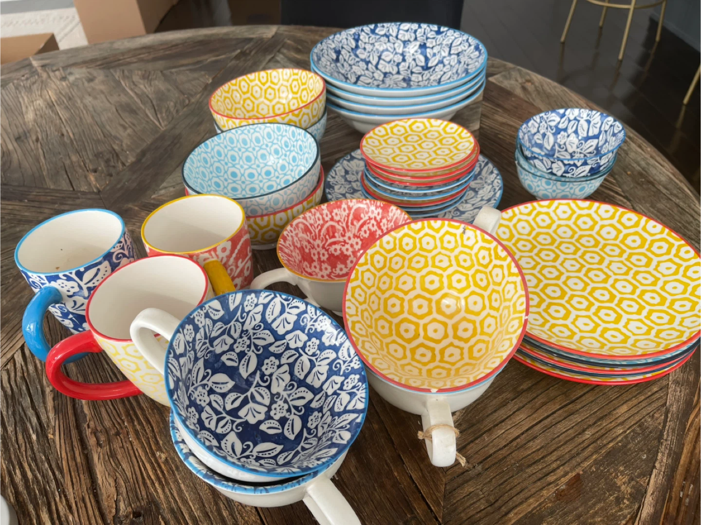 Set of Ceramic Mugs, Bowls and Plates - photo 3