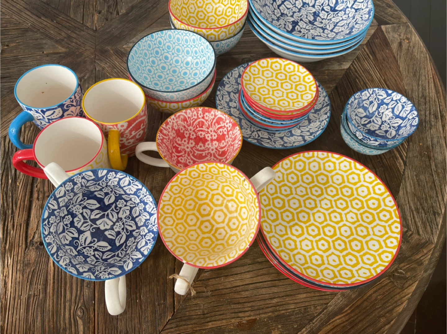 Set of Ceramic Mugs, Bowls and Plates - photo 2