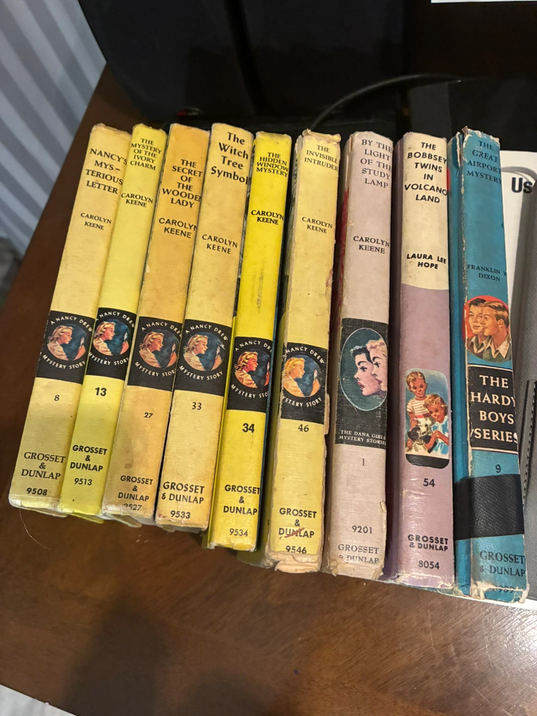 Collection of Nancy Drew and Hardy Boys Books