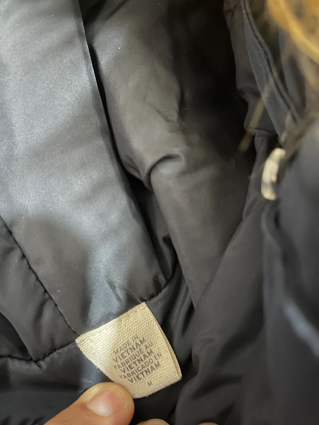 Levi’s Men’s Winter Coat Navy Blue Size M ( See last photo) - photo 3