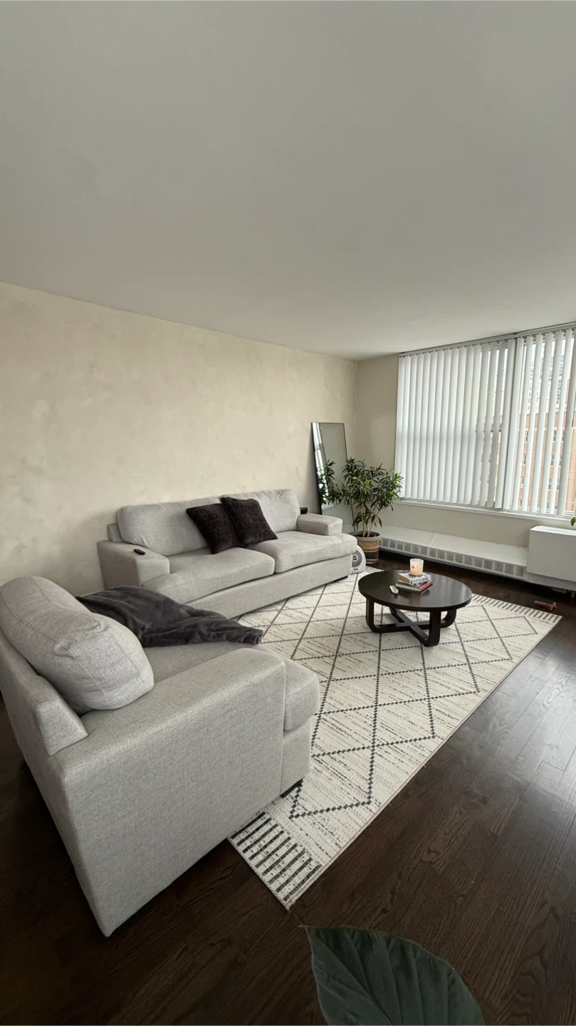 Light Gray Fabric Sofa