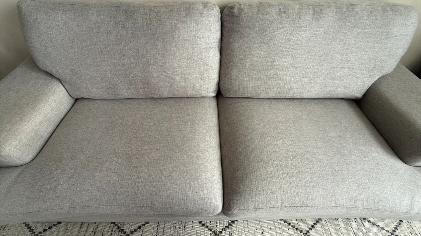 Light Gray Fabric Sofa - photo 3