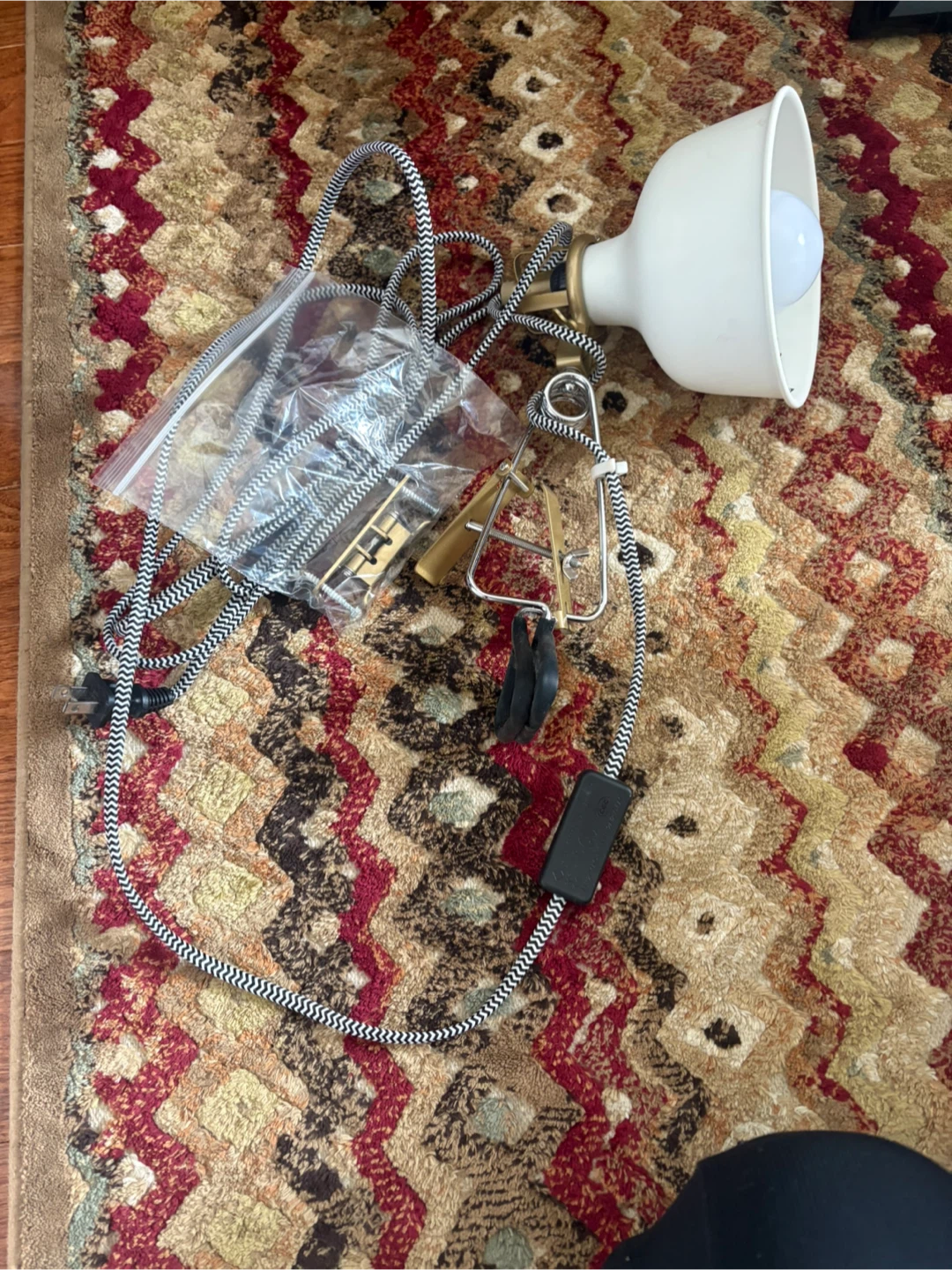 IKEA RANARP Wall/clamp spotlight, off-white