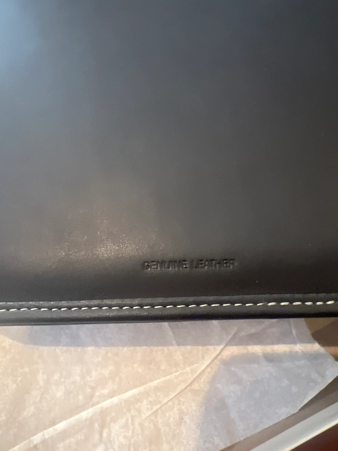 Genuine Leather Portfolio with Notepad - photo 3
