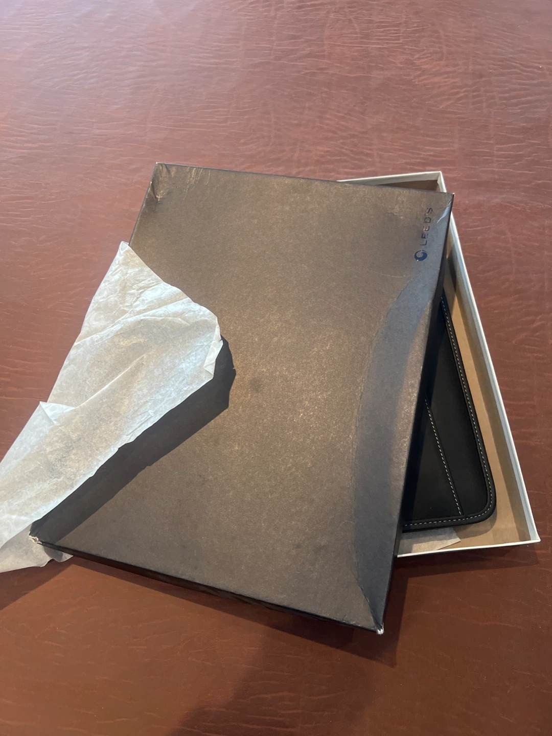 Genuine Leather Portfolio with Notepad - photo 5