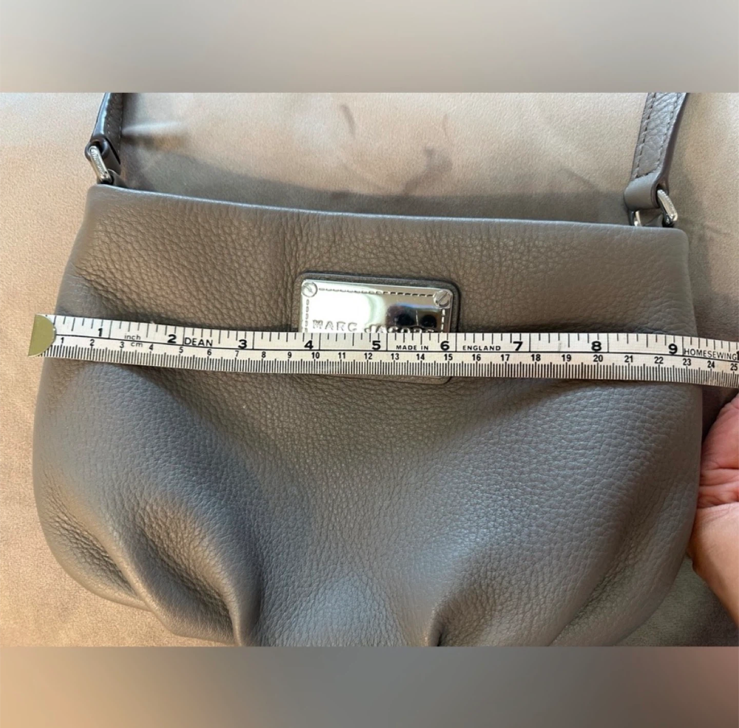 Marc Jacobs Grey Leather Shoulder Bag - photo 3