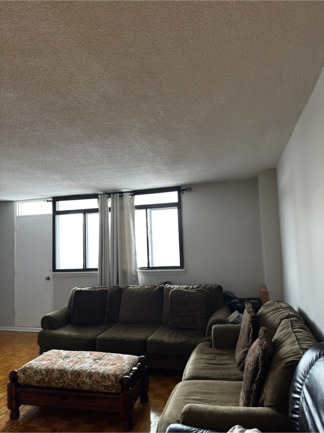 Brown Sectional Sofa with Ottoman - photo 2