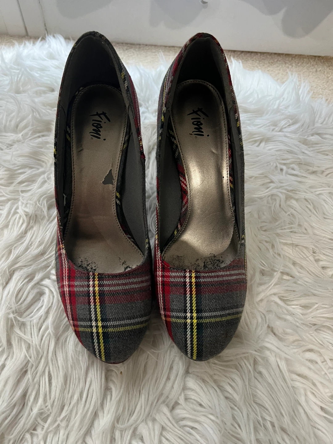 Fioni Plaid High Heel Shoes - photo 3