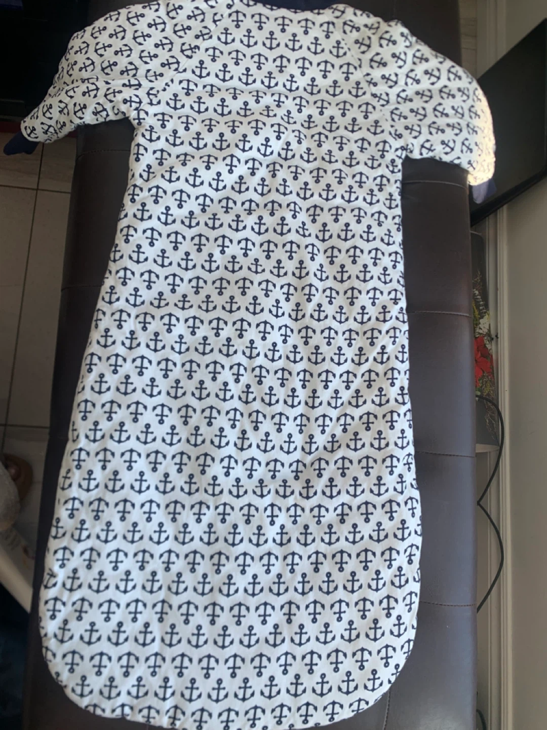 Baby Sleeping Bag with Anchor Print - photo 2