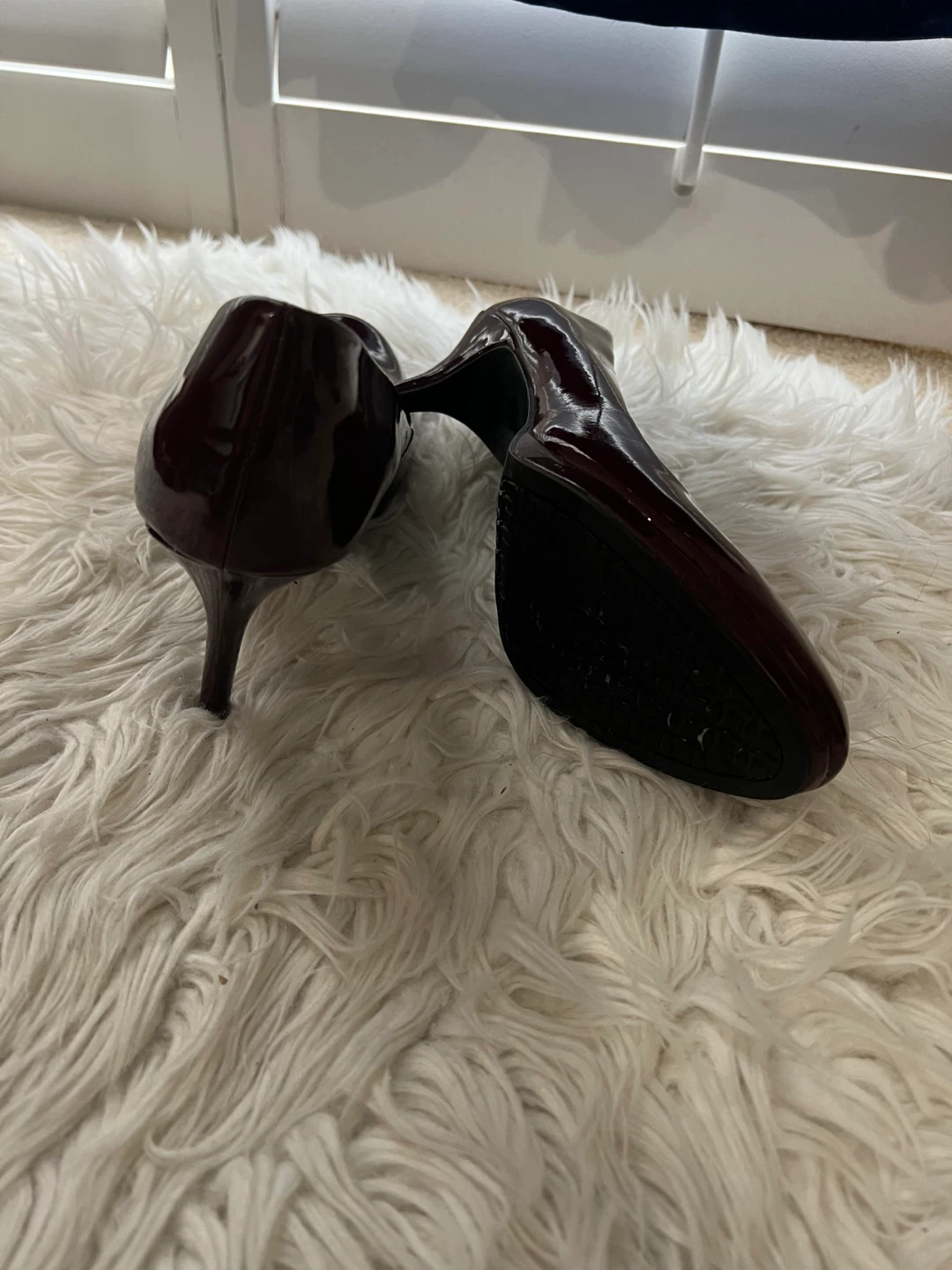 Merona Women's Burgundy Patent Heels - photo 4