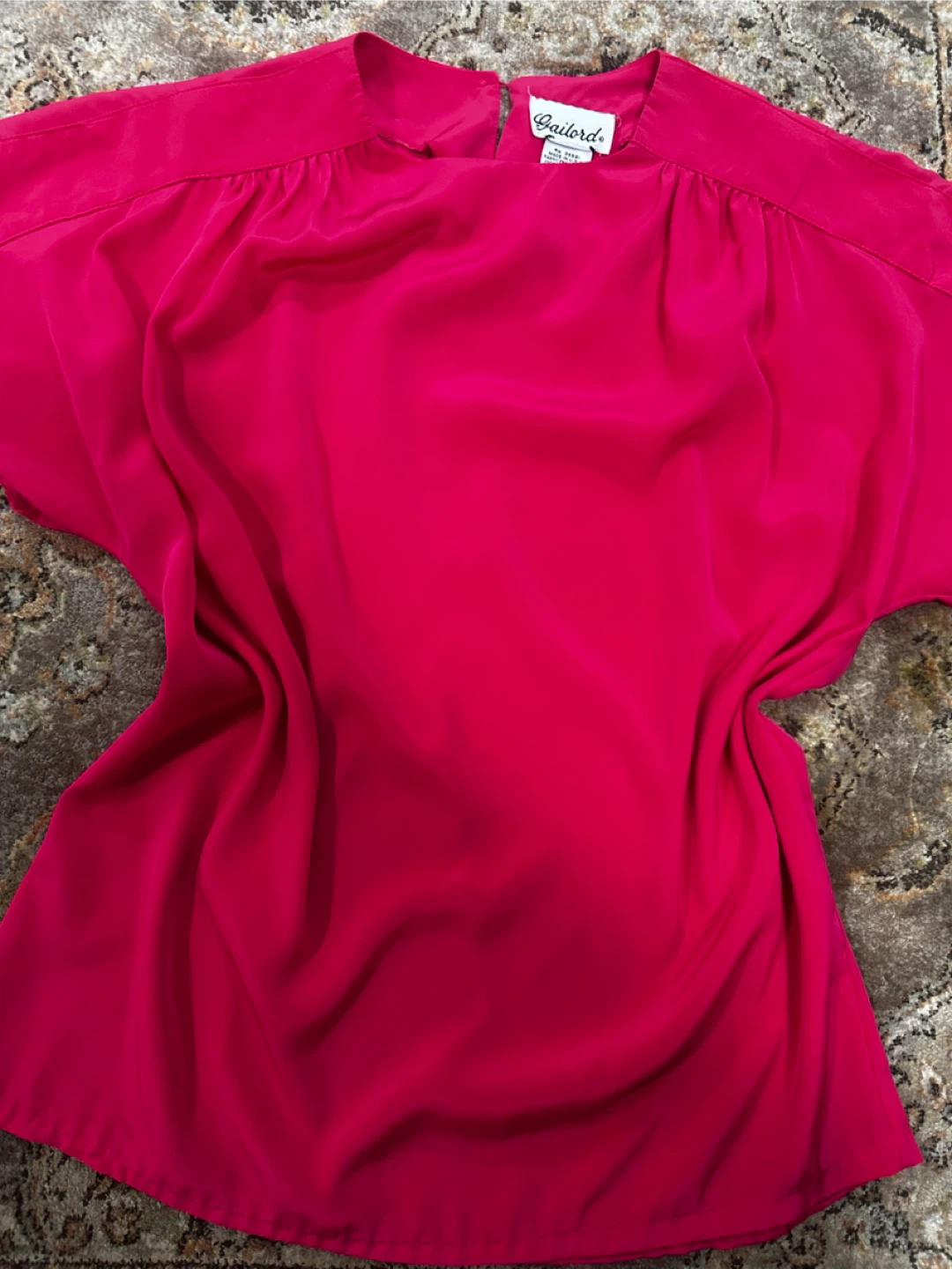 Vintage Gaylord Blouse - Size 8
