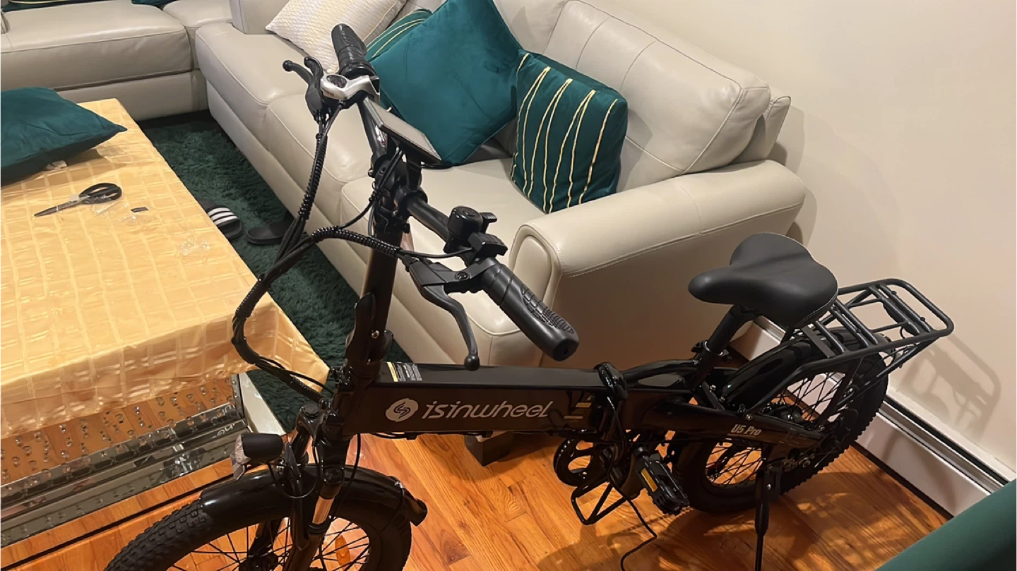 Sisinwheel US Pro Electric Folding Bike - Black - photo 2