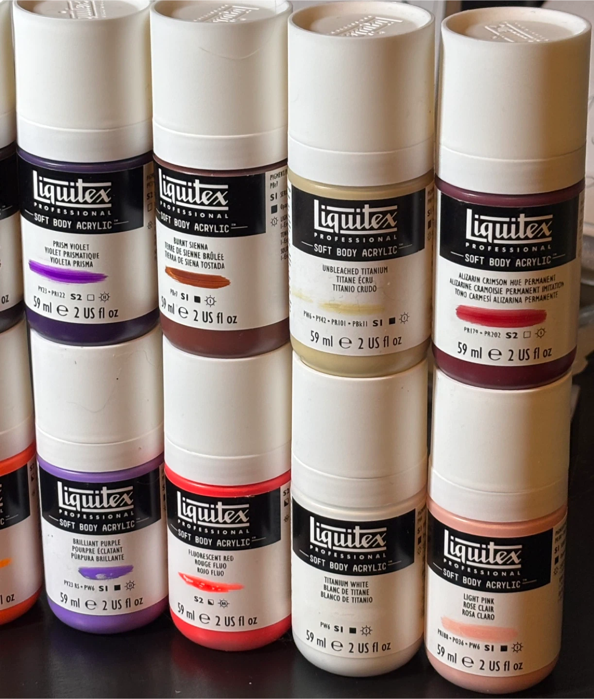 Liquitex® Professional Soft Body Acrylic Bottles 2oz. Lot of 28 - photo 4