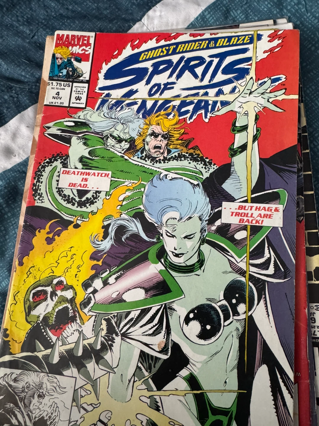 Marvel Comics Ghost Rider & Blaze Spirits of Vengeance Comic #4