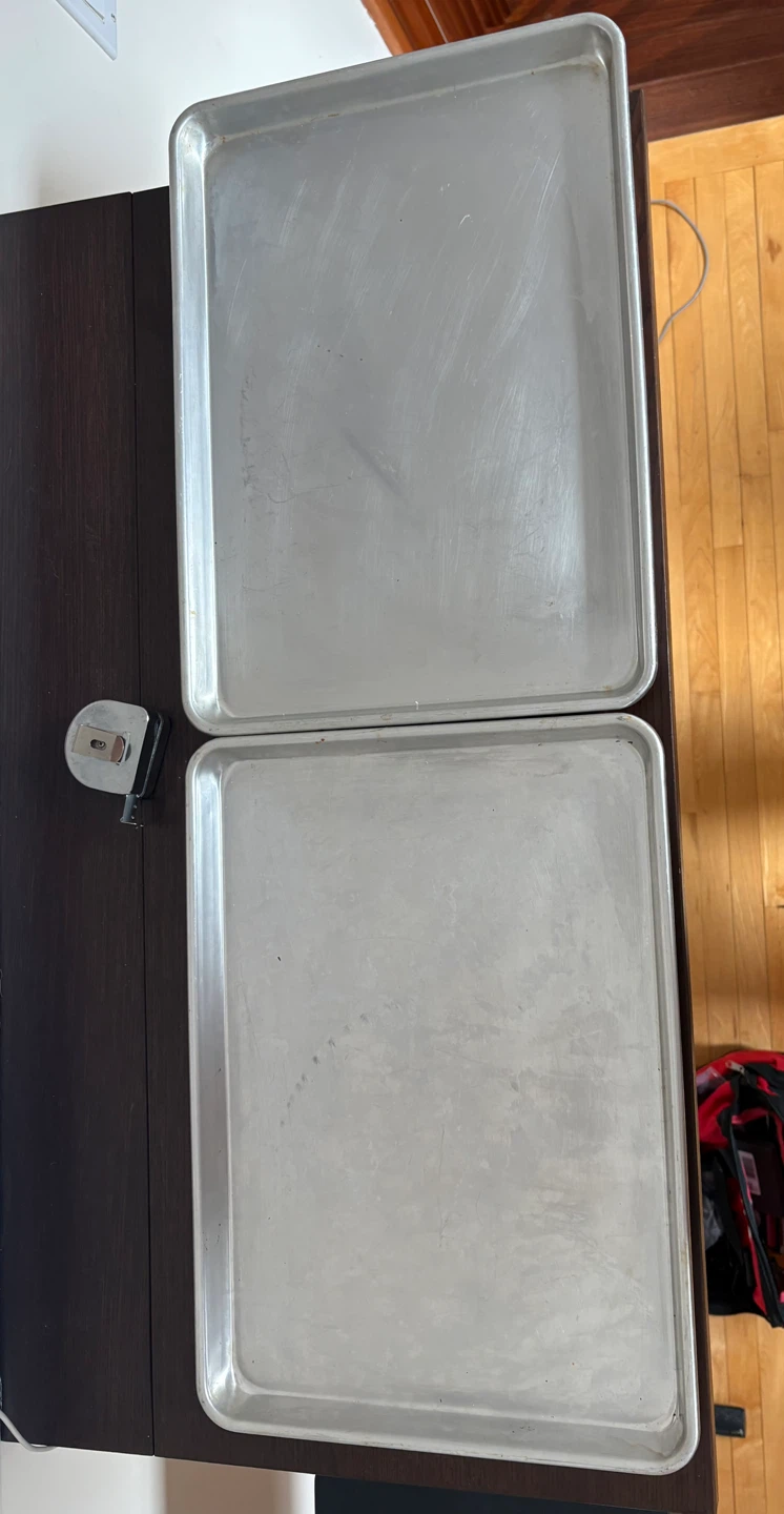 Set of 2 Aluminum Baking/roasting trays