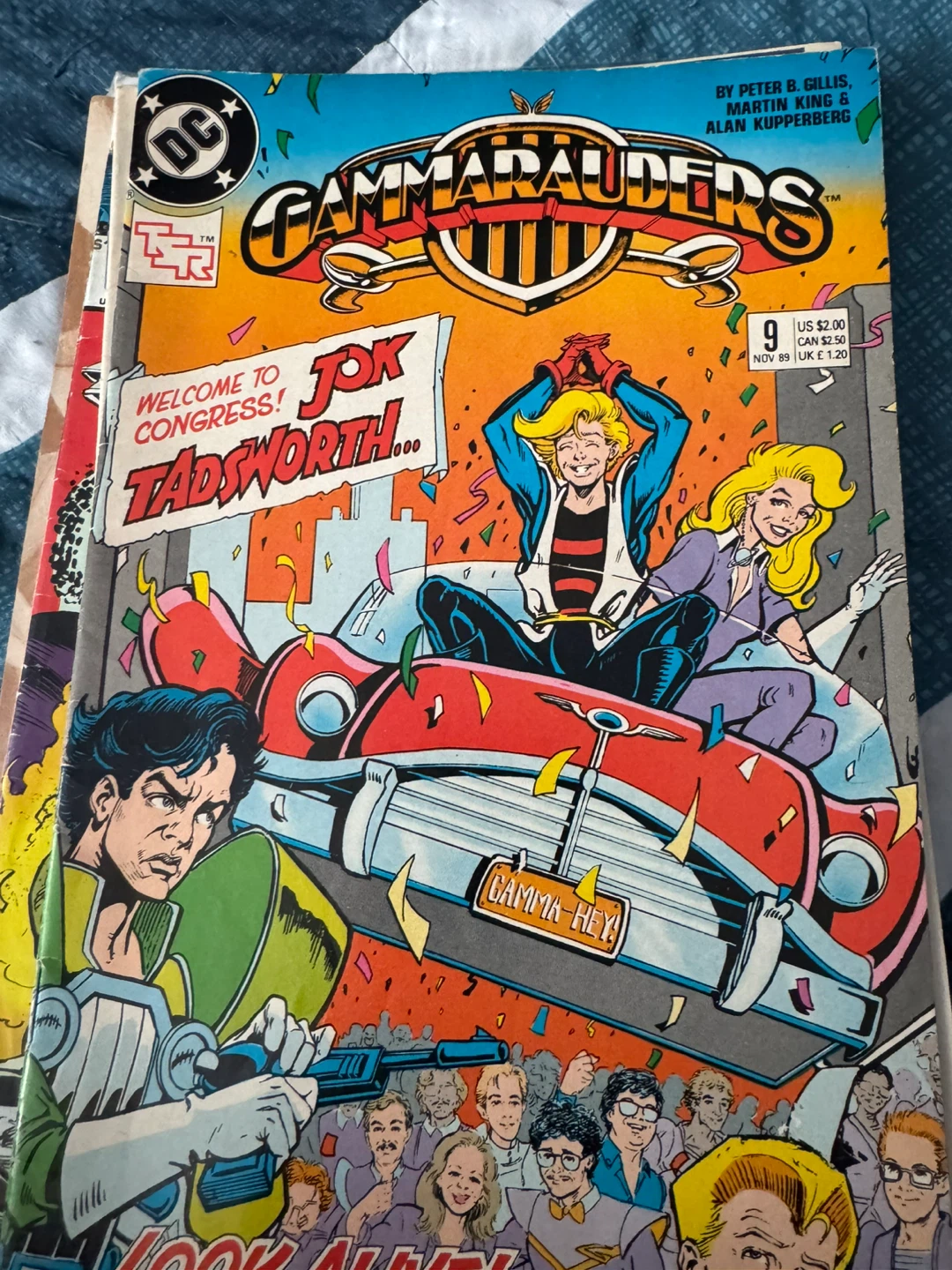 DC Comics Gammarauders Comic Book #9 (November 1989)