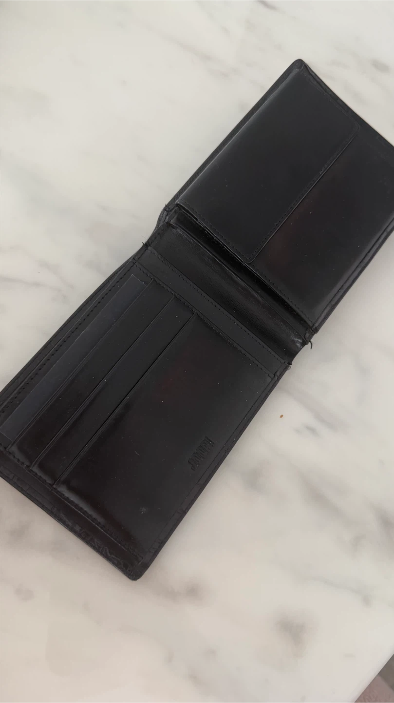 Joop Black Leather Bifold Wallet
