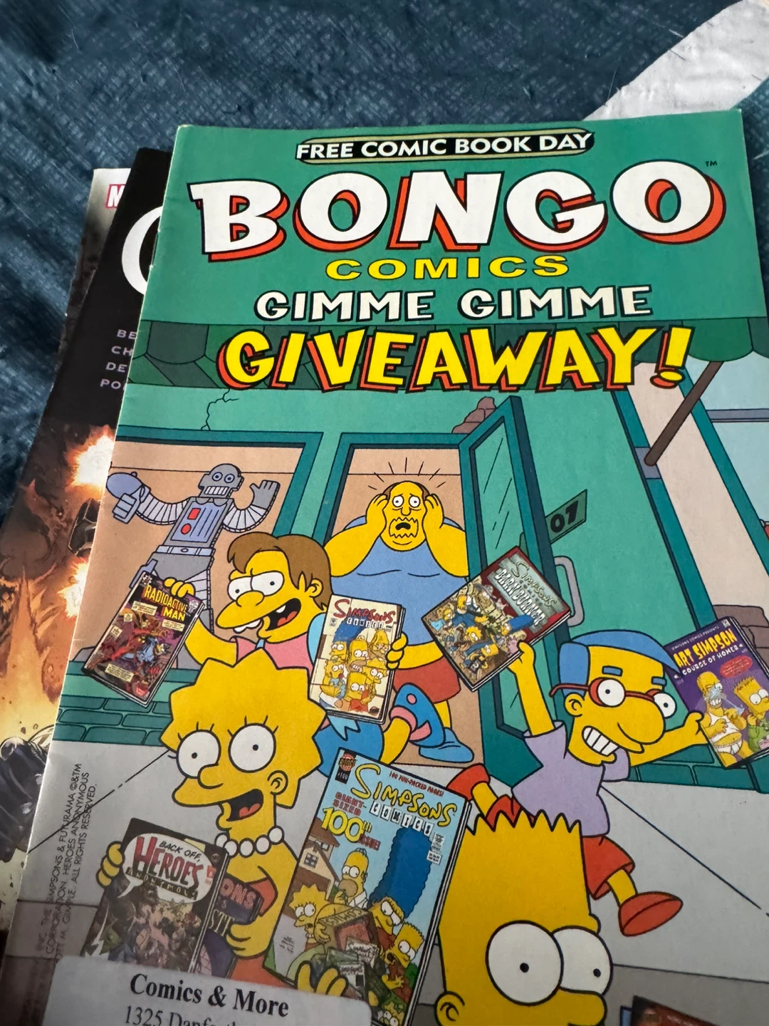 Bongo Comics Gimme Gimme Giveaway! Free Comic Book Day Issue