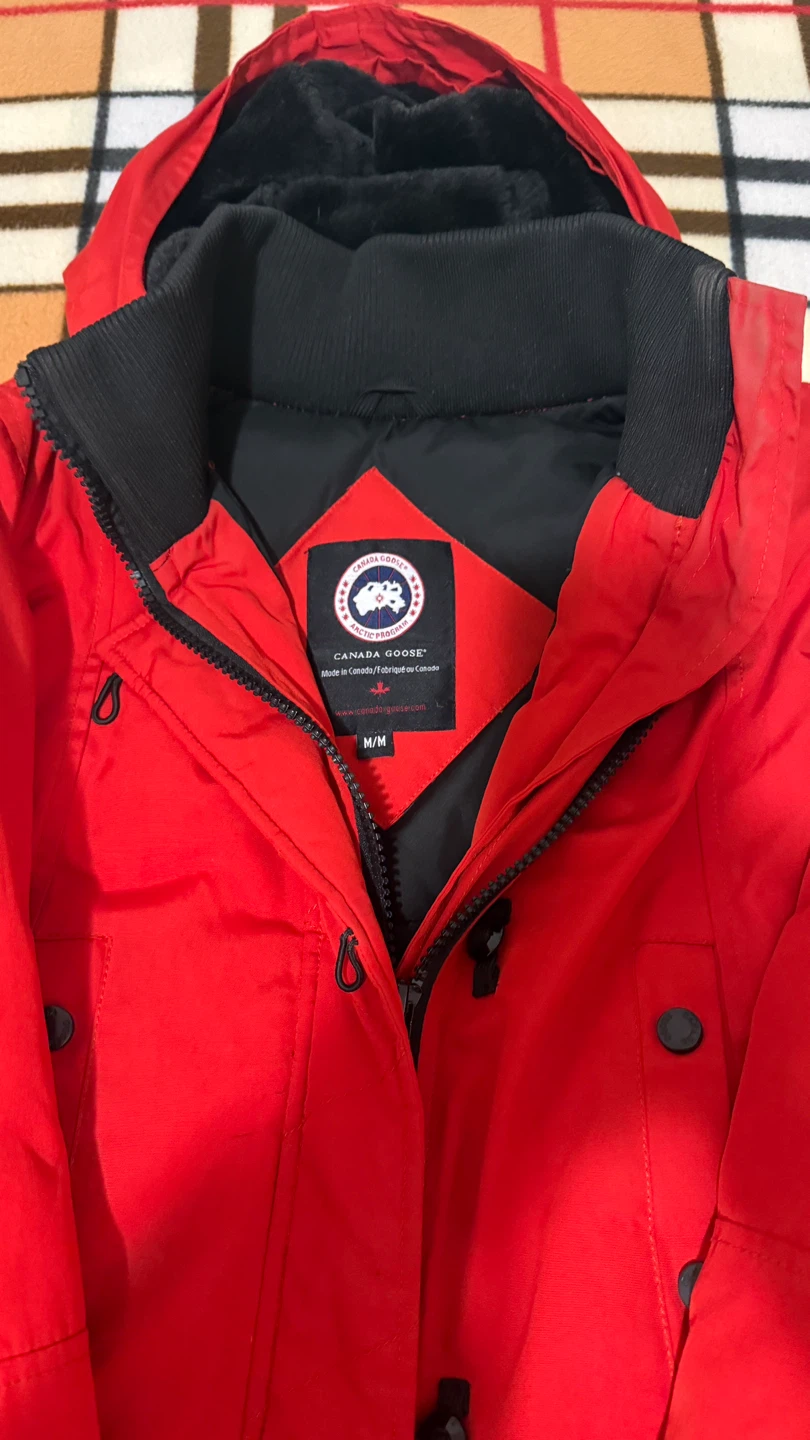 Canada Goose Red Parka Jacket