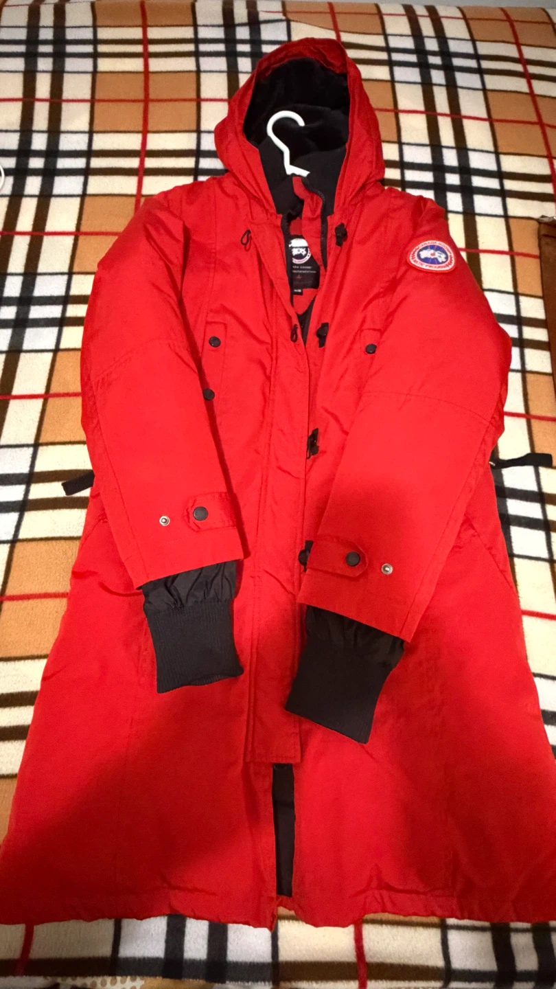 Canada Goose Red Parka Jacket - photo 4