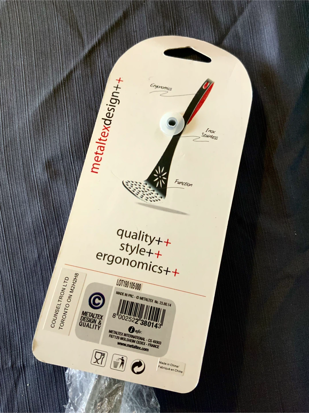 Metaltex Design++ Potato Masher 🏆 - photo 4