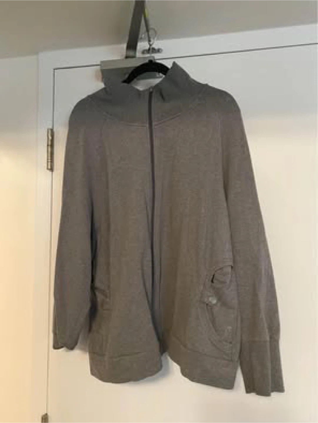 Grey Full Zip Hoodie🏆