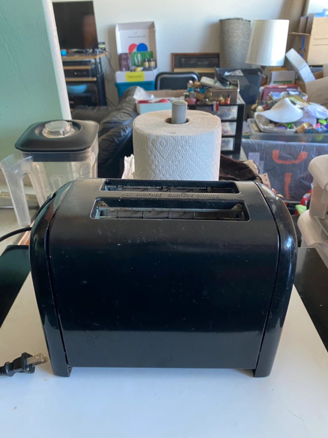 Black 2-Slice Toaster
